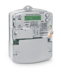 [NIK] NIK 2303 ARP6Т.1802.MС.11 5(80)А Трифазний лічильник е/е прямого включення 0.4 кВ з PLC-модулем, активної та реактивної енергії, багатотарифний, опто-порт, реле управління навантаженням, індикація впливу магнітного та радіо полів